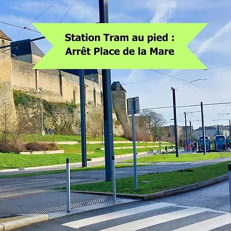 L'ecrin Du Château à 2, études, Professionnels à Calme Face Au Château Linge Et Wifi Inclus * Caen